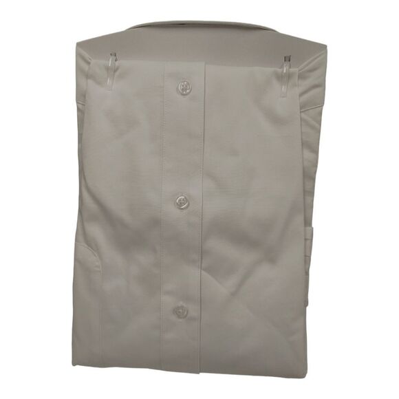MEN'S ALLEGRO SPREAD COLLAR REG FIT WHITE DRESS SHIRT  CONVERTIBLE CUFFS RS100. - Picture 3 of 4